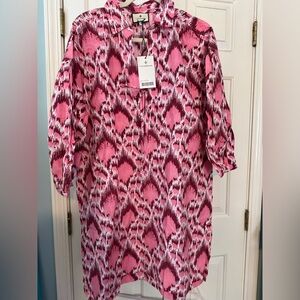 TUCKERNUCK POPPY IKAT DELMAR DRESS